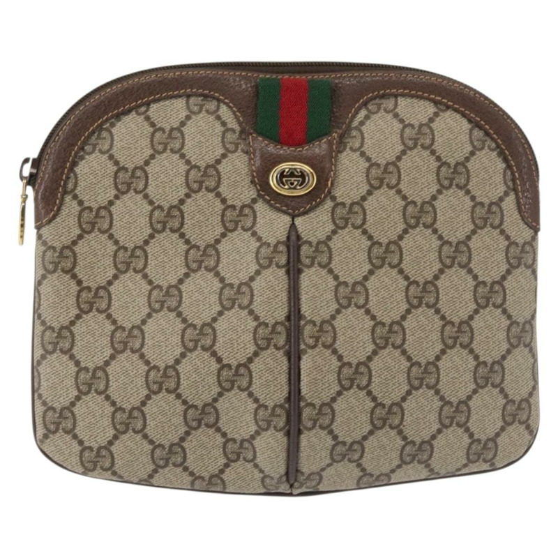 【日本直送】GUCCI GG Supreme Web Sherry Line 單肩包 PVC 米色 904 02 047 正品 142525-12