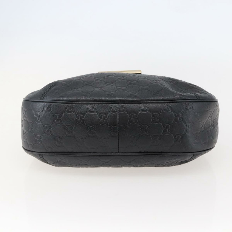 【日本直送】GUCCI GG 帆布 Guccissima 單肩包 皮革 黑金色 233608 正品 144630V-4