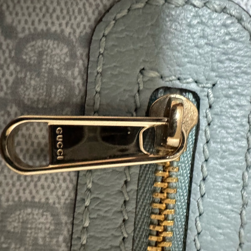 Gucci古馳772239/藍色雙G迷你掀蓋包-16