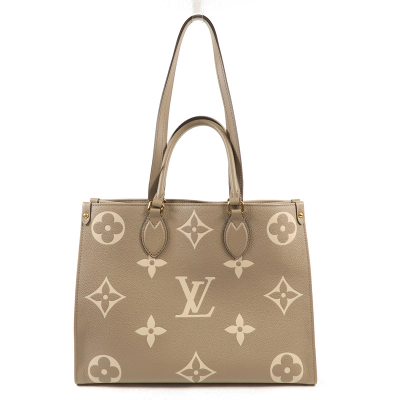LOUIS VUITTON Monogram Empreinte OnTheGo MM金扣手挽肩背兩用袋-1