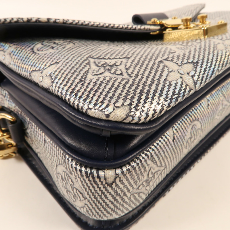 LOUIS VUITTON 塗層帆布Pochette Metis金扣手挽肩背兩用袋-5