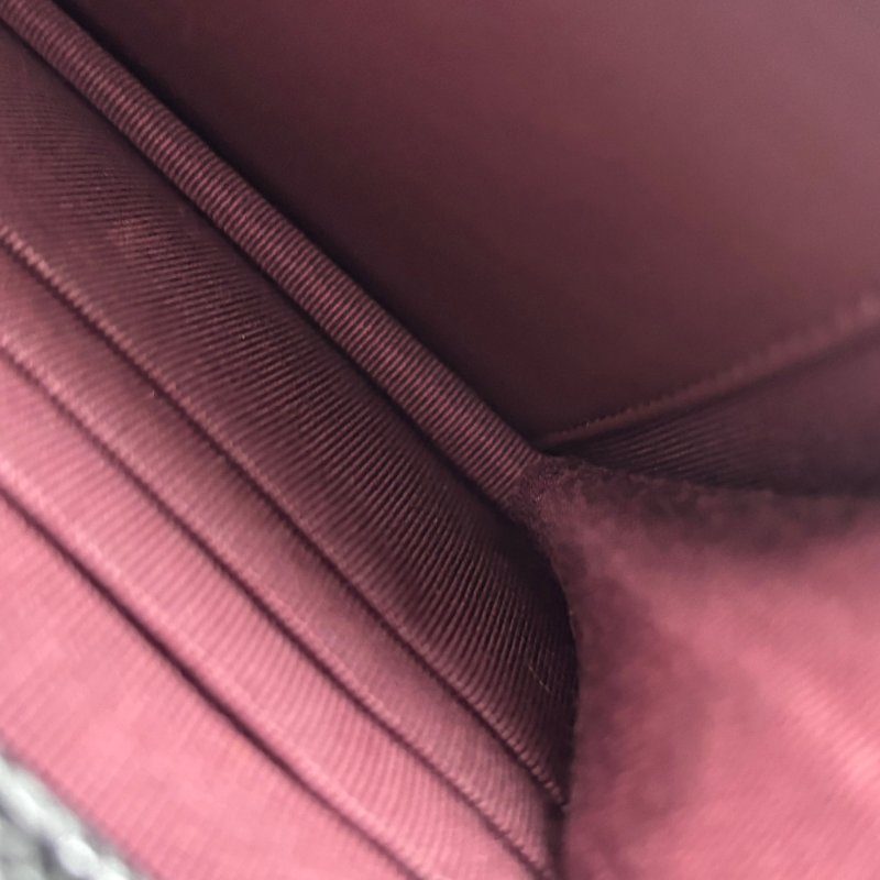::CHANEL:: AP4241 黑荔枝牛皮 金雙C 經典鍊帶皮夾 WOC-23
