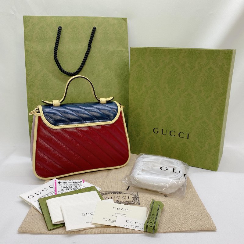 GUCCI GG Marmont系列迷你手提包-1