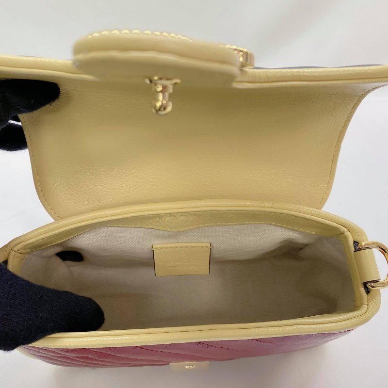 GUCCI GG Marmont系列迷你手提包-6