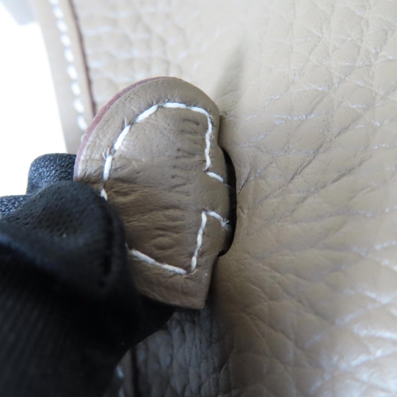 【巴黎站二手名牌專賣店】*全新現貨*HERMES 愛馬仕 真品*W刻 Evelyne 16大象灰小牛皮金釦鏤空洞H LOGO肩背斜背包-4