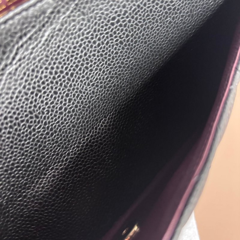 ::CHANEL:: A01112 Classic Flap 黑荔枝皮革 金雙C 經典 11.12 口蓋包 COCO 25-34