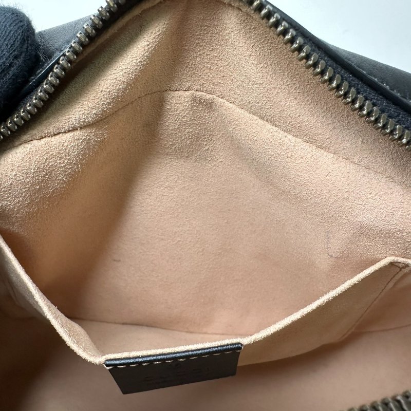 GUCCI GG Marmont黑金相機包-7