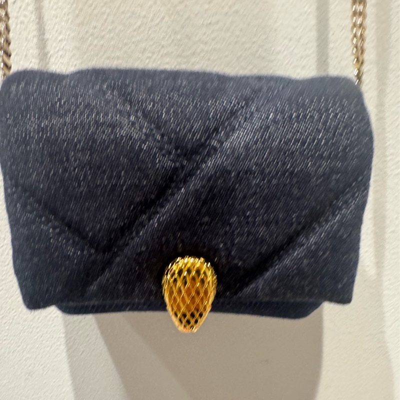 寶格麗 BVLGARI SERPENTI FOREVER 經典蛇頭迷你包(限定牛仔)-6