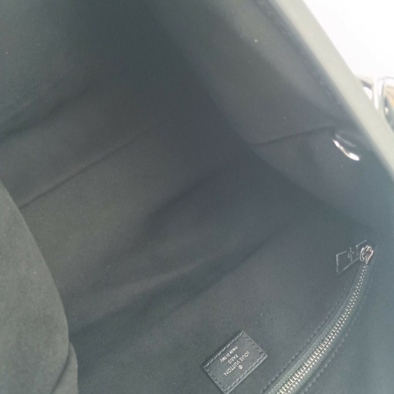 LOUIS VUITTON 路易威登 Vibe Carryall 單肩包 MM M25143 黑色棕色小羊皮 Monogram 帆布 男女通用-6