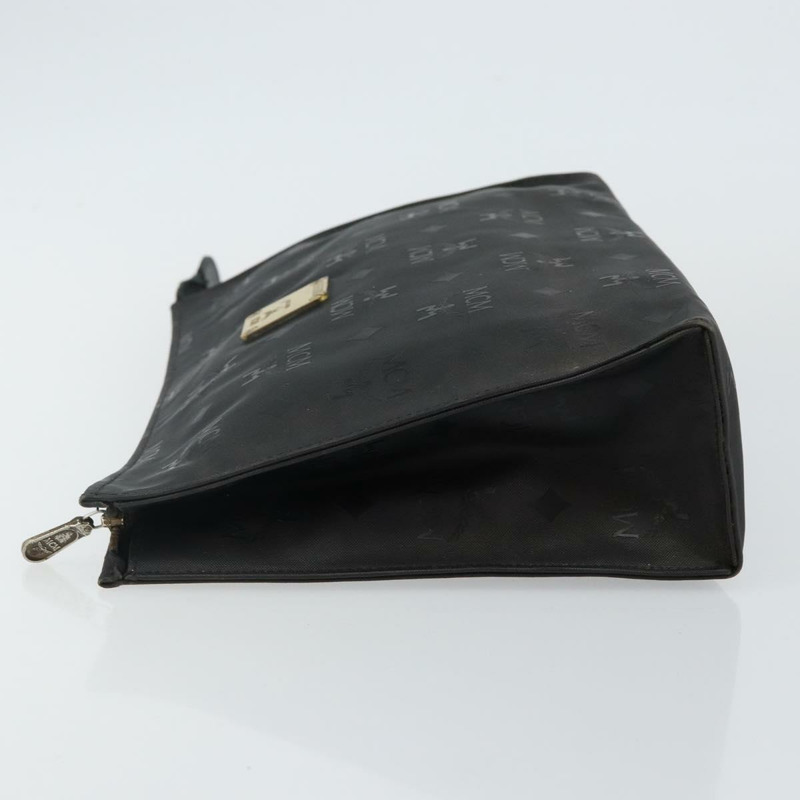 【日本直送】MCM Logo 圖案 Vicetos 手拿包 PVC 黑色 正品 am9105-3
