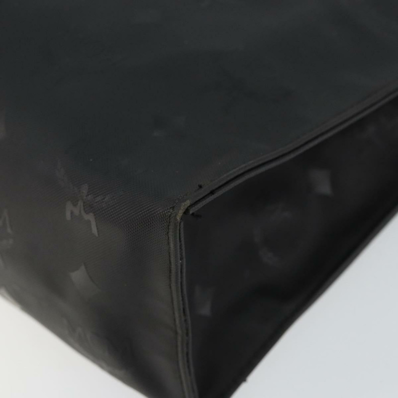 【日本直送】MCM Logo 圖案 Vicetos 手拿包 PVC 黑色 正品 am9105-14