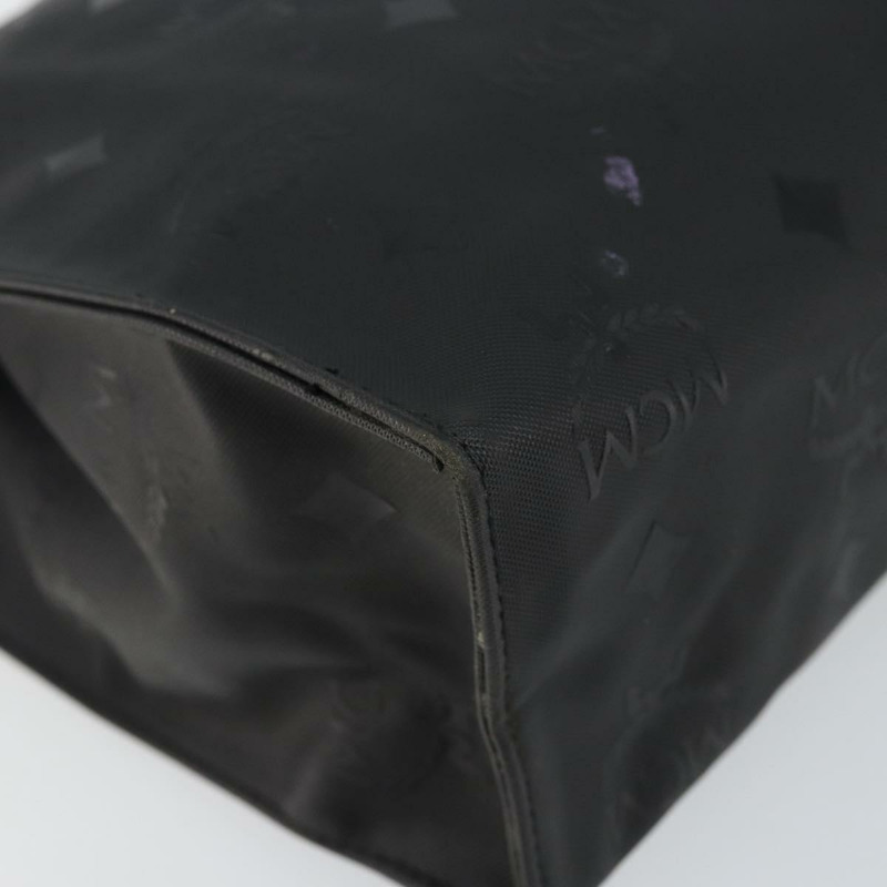 【日本直送】MCM Logo 圖案 Vicetos 手拿包 PVC 黑色 正品 am9105-15