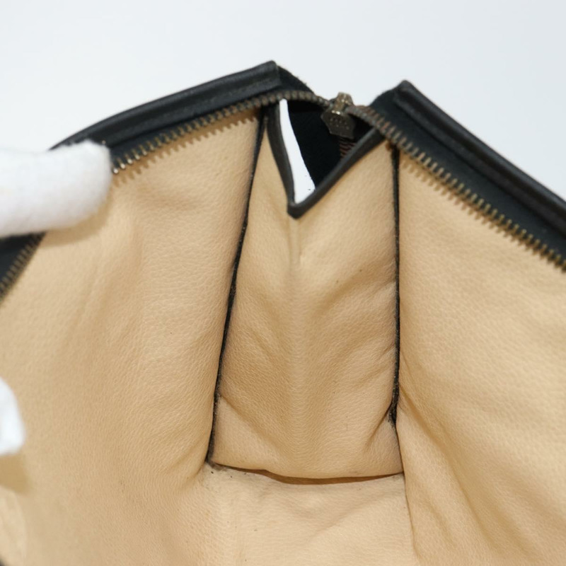 【日本直送】MCM Logo 圖案 Vicetos 手拿包 PVC 黑色 正品 am9105-16