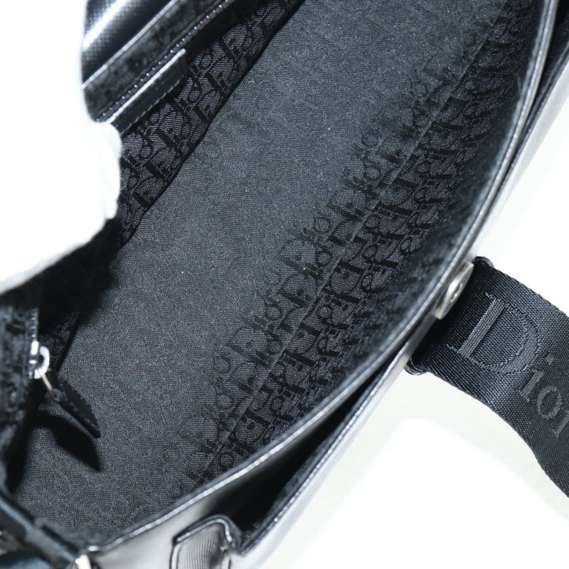 【日本直送】Christian Dior Hardcore 肩背包 皮革 2 向 銀色 黑色 正品 hk2967V-9