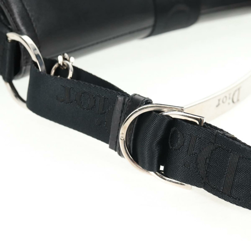 【日本直送】Christian Dior Hardcore 肩背包 皮革 2 向 銀色 黑色 正品 hk2967V-17