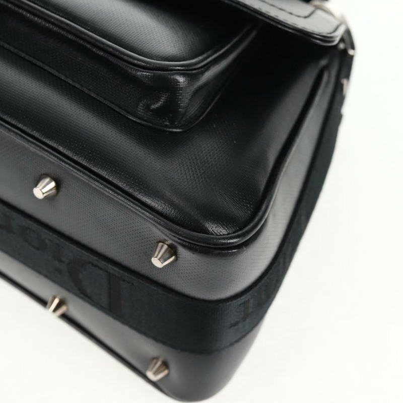 【日本直送】Christian Dior Hardcore 肩背包 皮革 2 向 銀色 黑色 正品 hk2967V-19