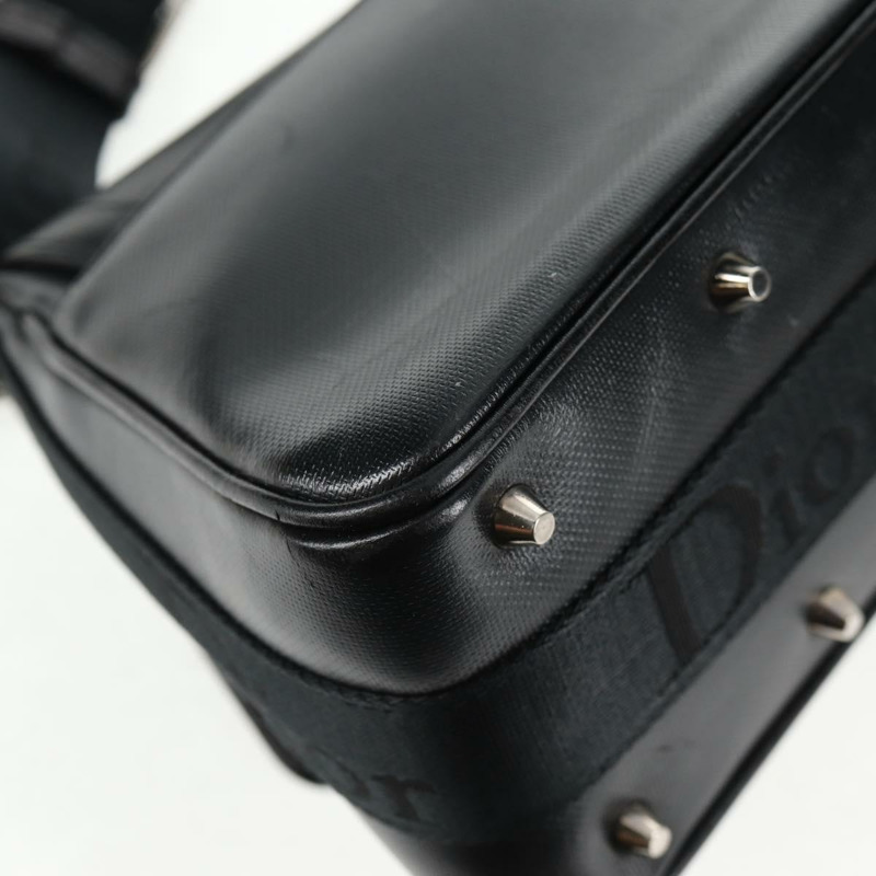 【日本直送】Christian Dior Hardcore 肩背包 皮革 2 向 銀色 黑色 正品 hk2967V-20