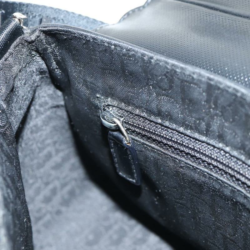 【日本直送】Christian Dior Hardcore 肩背包 皮革 2 向 銀色 黑色 正品 hk2967V-27