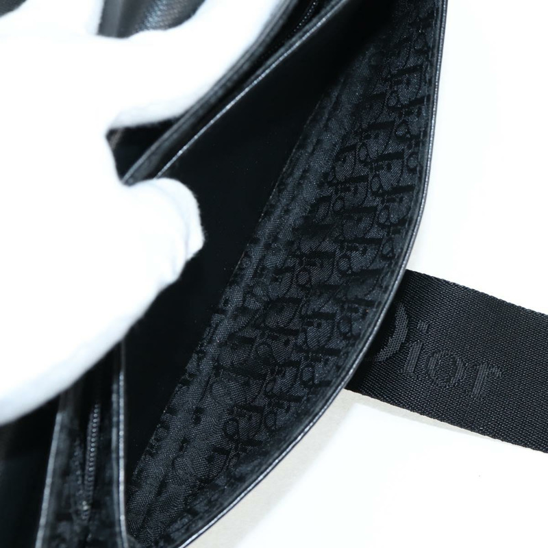 【日本直送】Christian Dior Hardcore 肩背包 皮革 2 向 銀色 黑色 正品 hk2967V-29