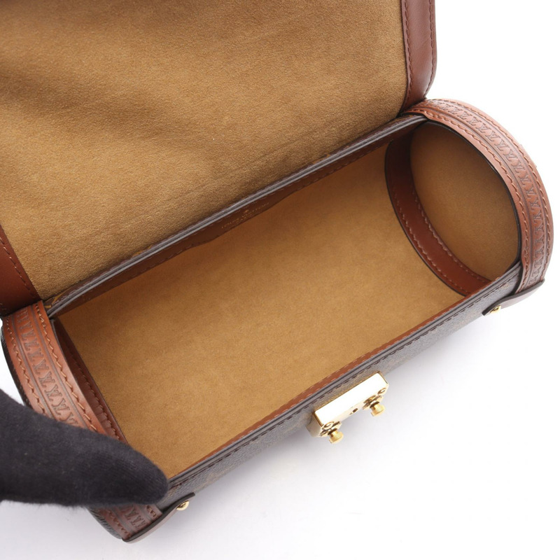 LOUIS VUITTON Papillon Trunk 鏈條單肩包 M57835 Monogram 帆布 二手 LV-2