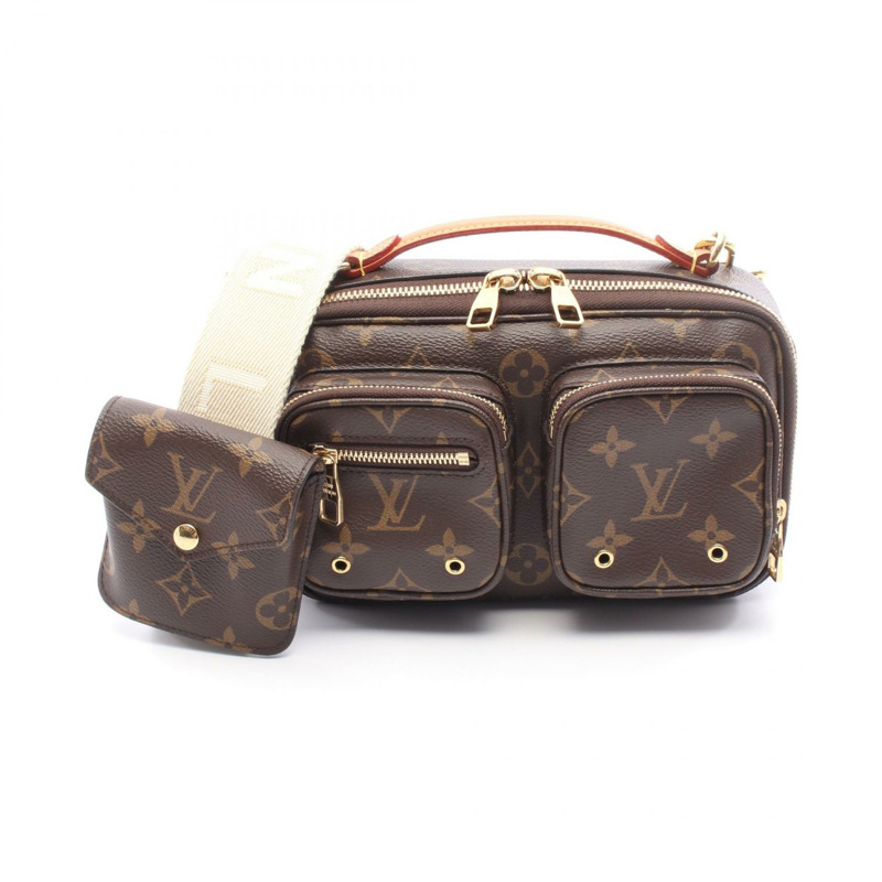 LOUIS VUITTON 實用斜背包單肩包 M80446 Monogram 帆布二手 LV-0