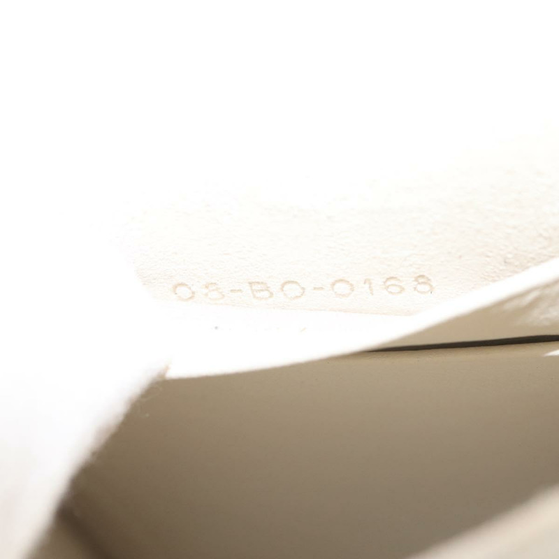 【日本直送】Christian Dior 鏈條單肩包 琺瑯銀色 正品 128918-11
