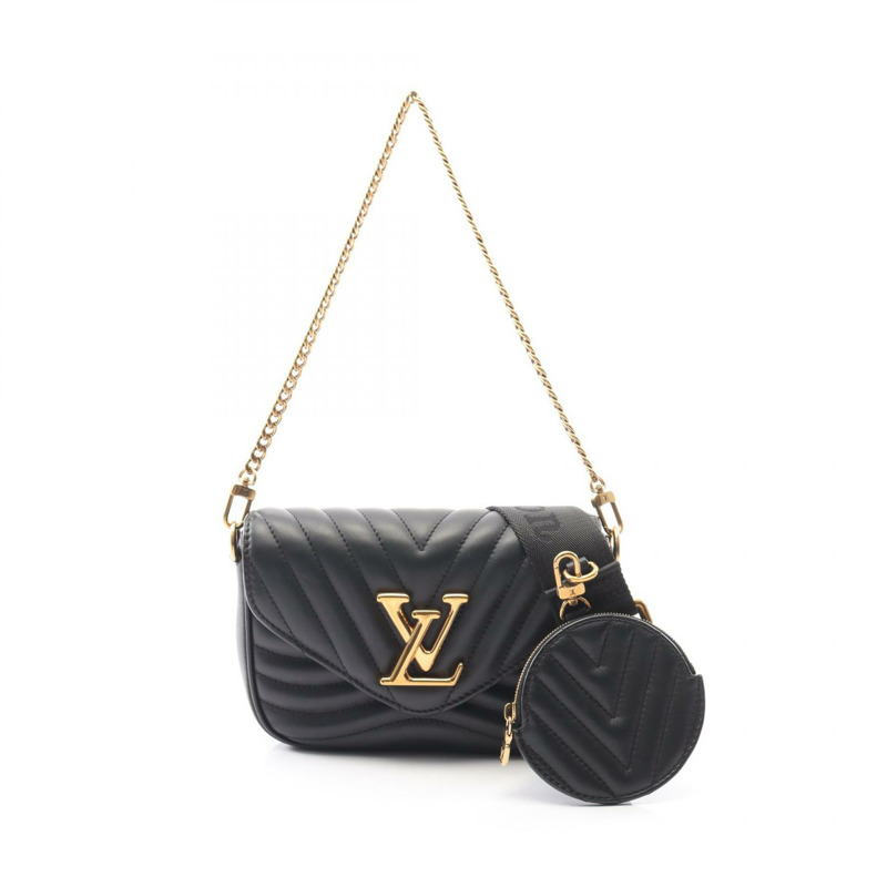 LOUIS VUITTON Multi Pochette New Wave 鏈條單肩斜背包 M56461 女款-0