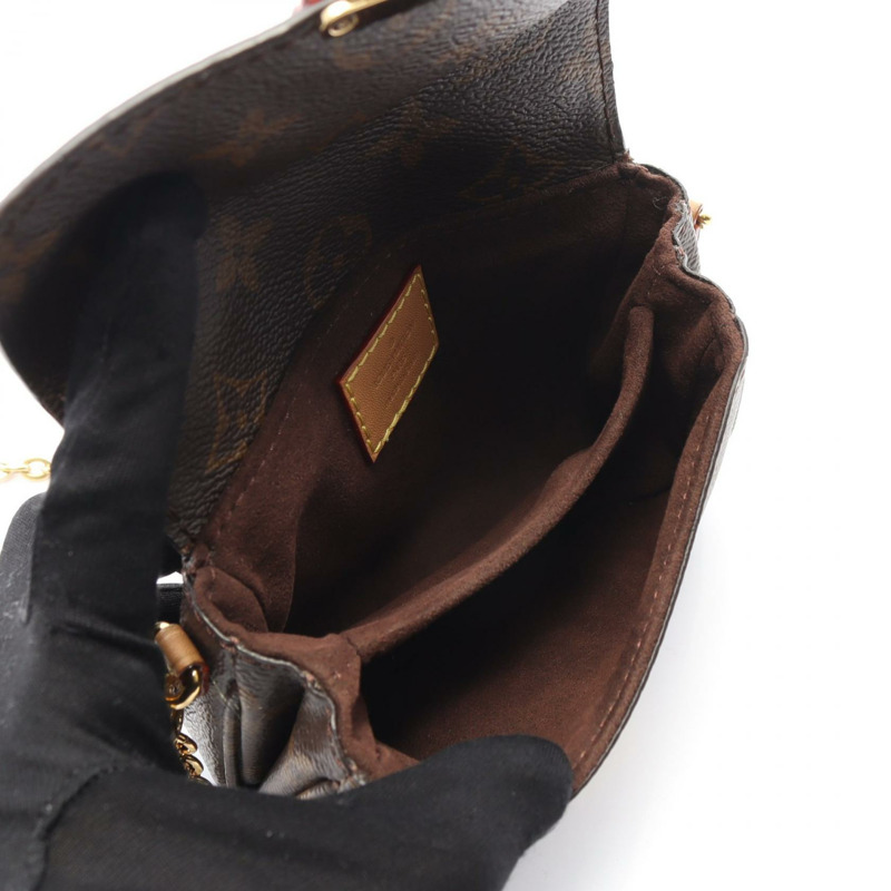 LOUIS VUITTON Micro Metis 鏈條單肩斜背包手提包 M81267 字母組合 二手-2
