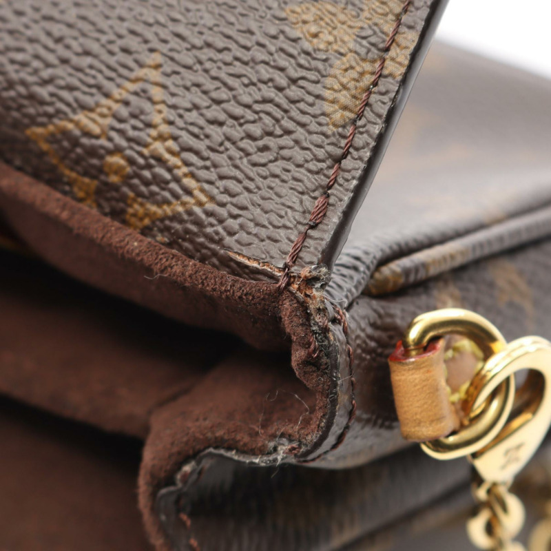 LOUIS VUITTON Micro Metis 鏈條單肩斜背包手提包 M81267 字母組合 二手-4