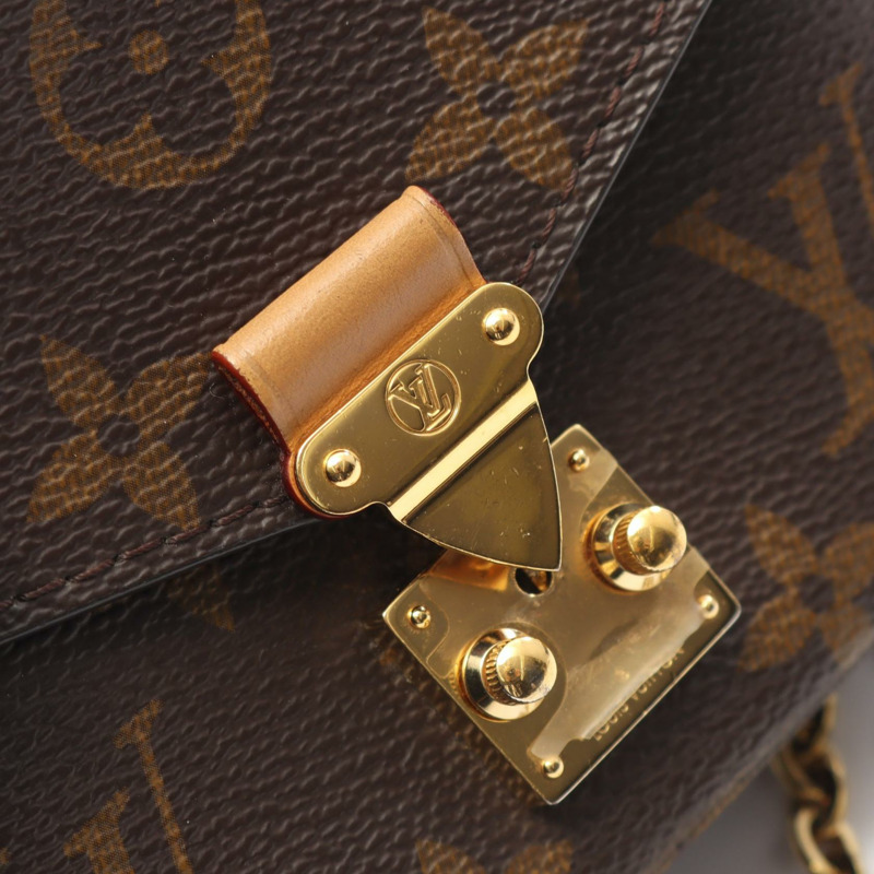 LOUIS VUITTON Micro Metis 鏈條單肩斜背包手提包 M81267 字母組合 二手-6