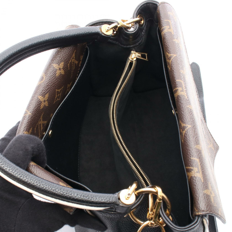 LOUIS VUITTON Doble V 肩部斜背包 M54439 Monogram 皮革黑色-2