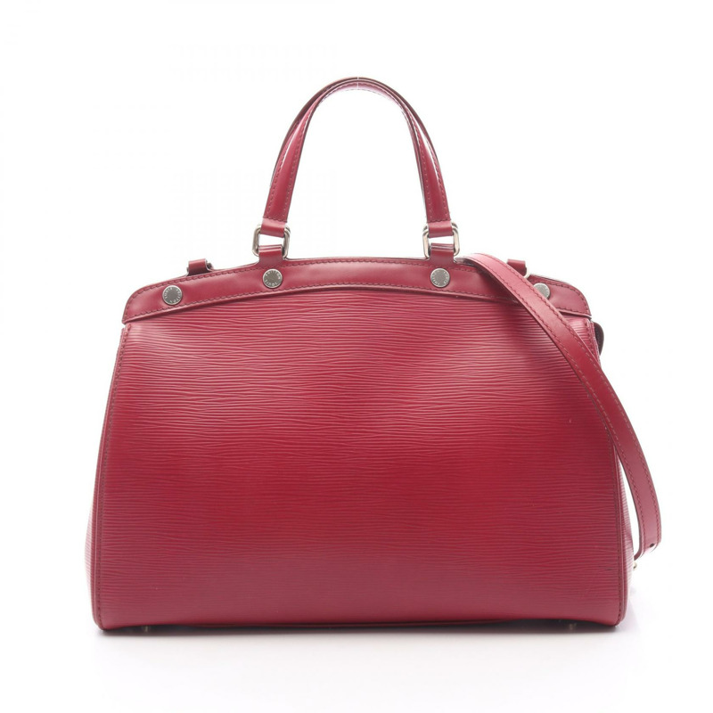 LOUIS VUITTON Brea 中型單肩托特包手提包 M40820 Epi 皮革紫紅色二手 LV-0