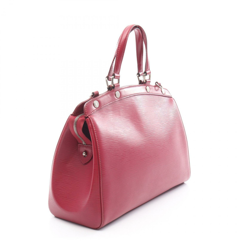 LOUIS VUITTON Brea 中型單肩托特包手提包 M40820 Epi 皮革紫紅色二手 LV-1