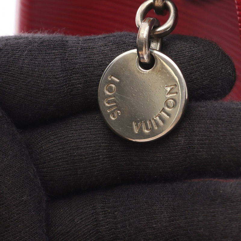 LOUIS VUITTON Brea 中型單肩托特包手提包 M40820 Epi 皮革紫紅色二手 LV-12