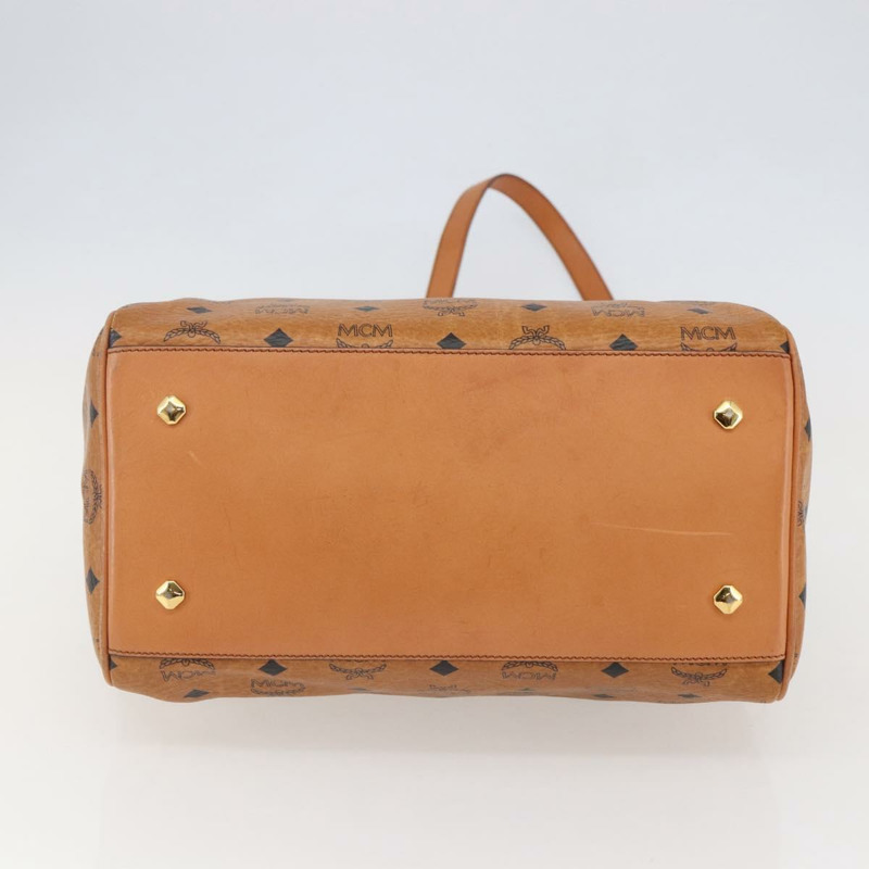 【日本直送】MCM Vicetos 標誌手提包 PVC 兩用款 棕金色 正品 142555-4