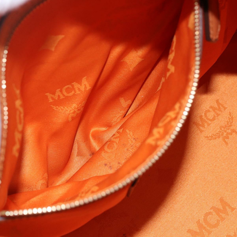 【日本直送】MCM Vicetos 標誌手提包 PVC 兩用款 棕金色 正品 142555-23