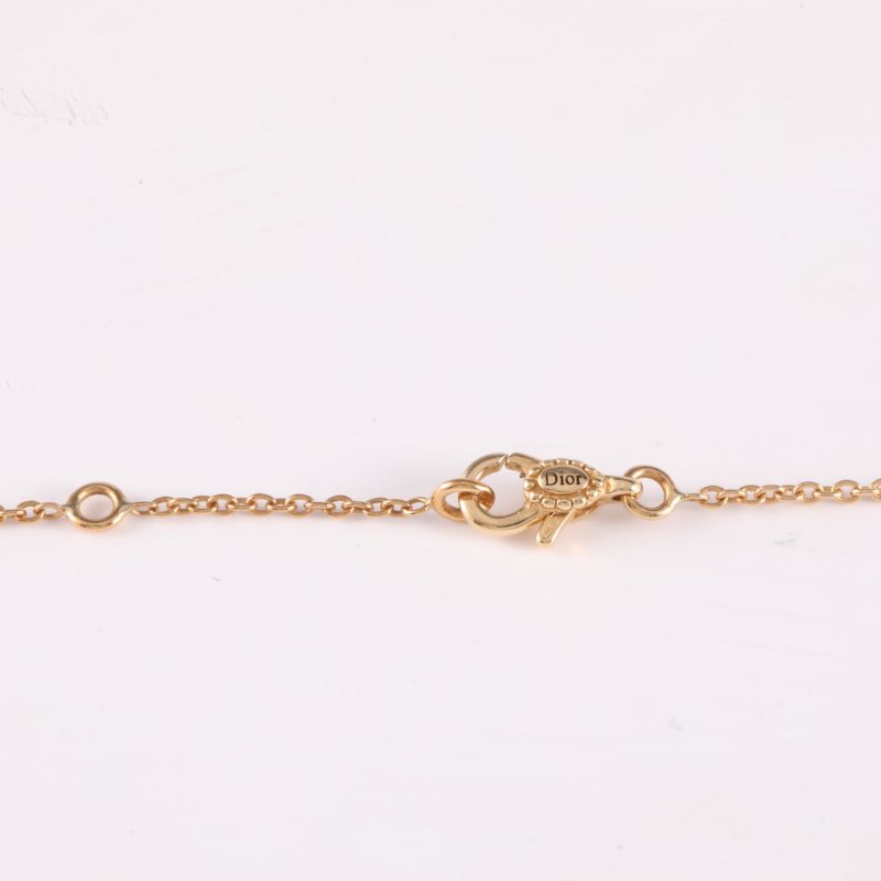 18K玫瑰金鑽石白貝母玫瑰金 ROSE DES VENTS 八芒星羅盤 項鍊 18K-5