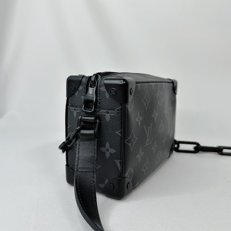 LV Mini Soft Trunk黑花箱包-5