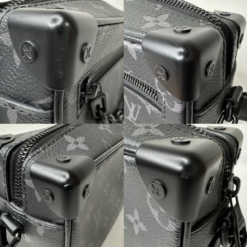 LV Mini Soft Trunk黑花箱包-10