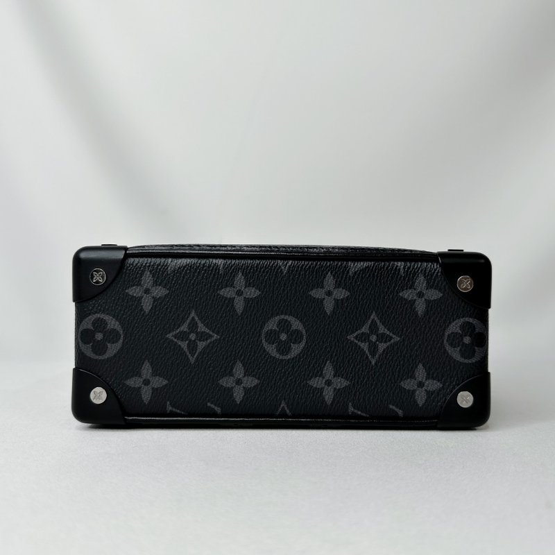 LV Mini Soft Trunk黑花箱包-11