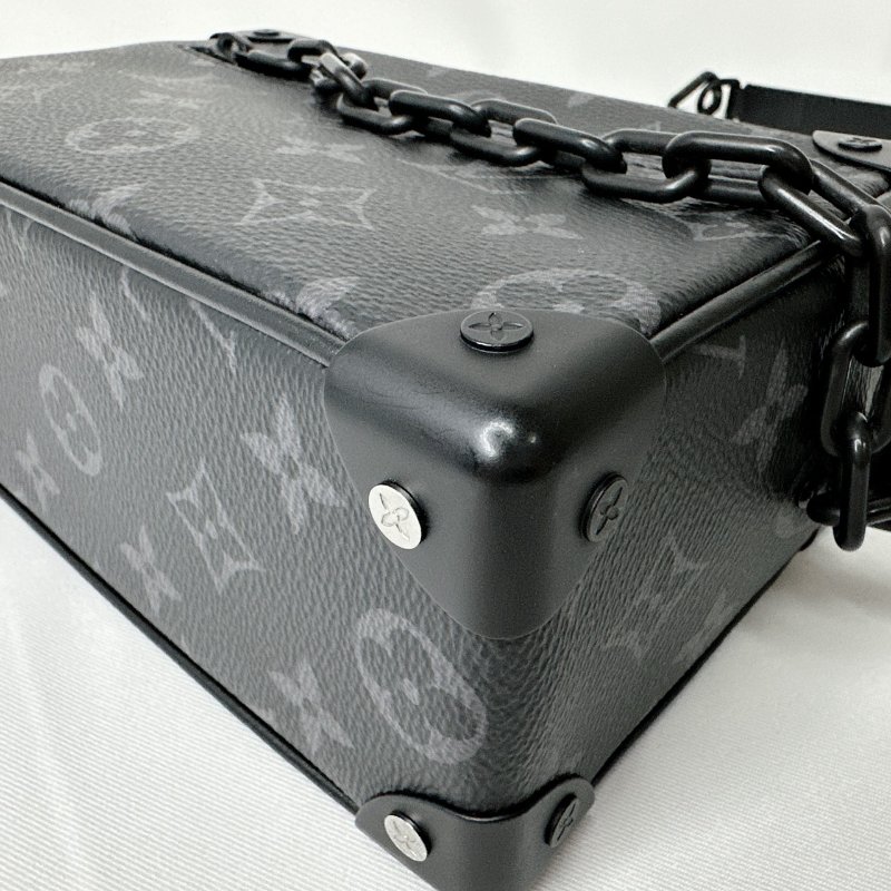 LV Mini Soft Trunk黑花箱包-13