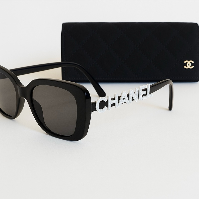 HELYN 精選 CHANEL 太陽眼鏡，是Jennie趙露思衆明星的私服爆款，限定立體白色LOGO鏡腳，辨識度與潮流指數雙滿分。-2