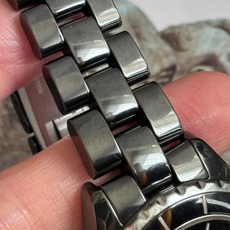 ::CHANEL:: 香奈兒 H0682 J12 33mm 黑色高抗磨陶瓷 高精準石英機芯-7