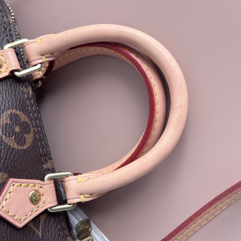 ::LOUIS VUITTON:: LV M81085 Nano Speedy 花紋手提斜背包-2
