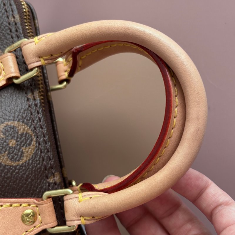 ::LOUIS VUITTON:: LV M81085 Nano Speedy 花紋手提斜背包-5