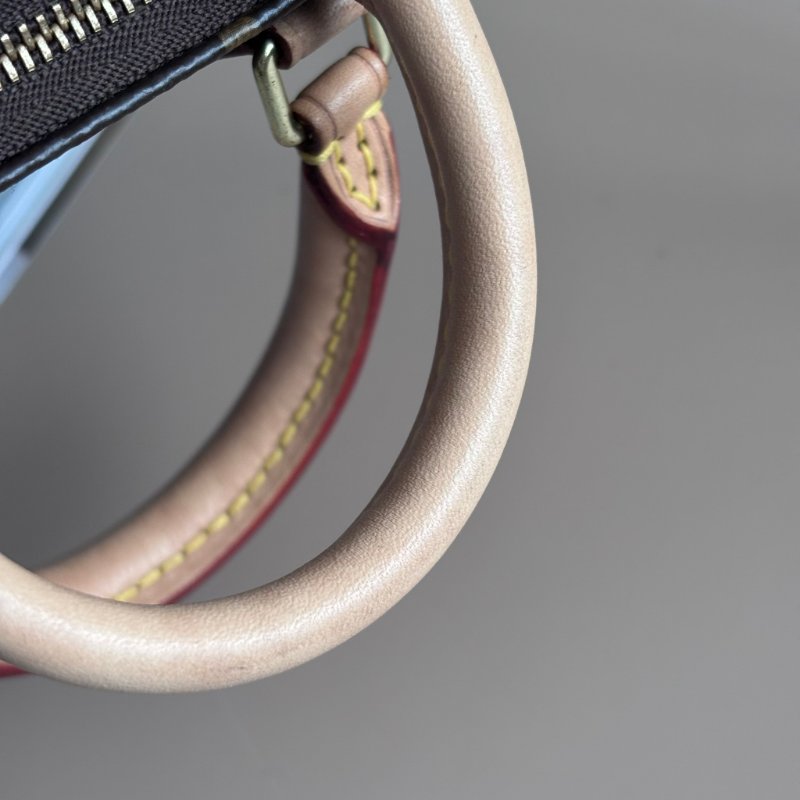::LOUIS VUITTON:: LV M81085 Nano Speedy 花紋手提斜背包-25