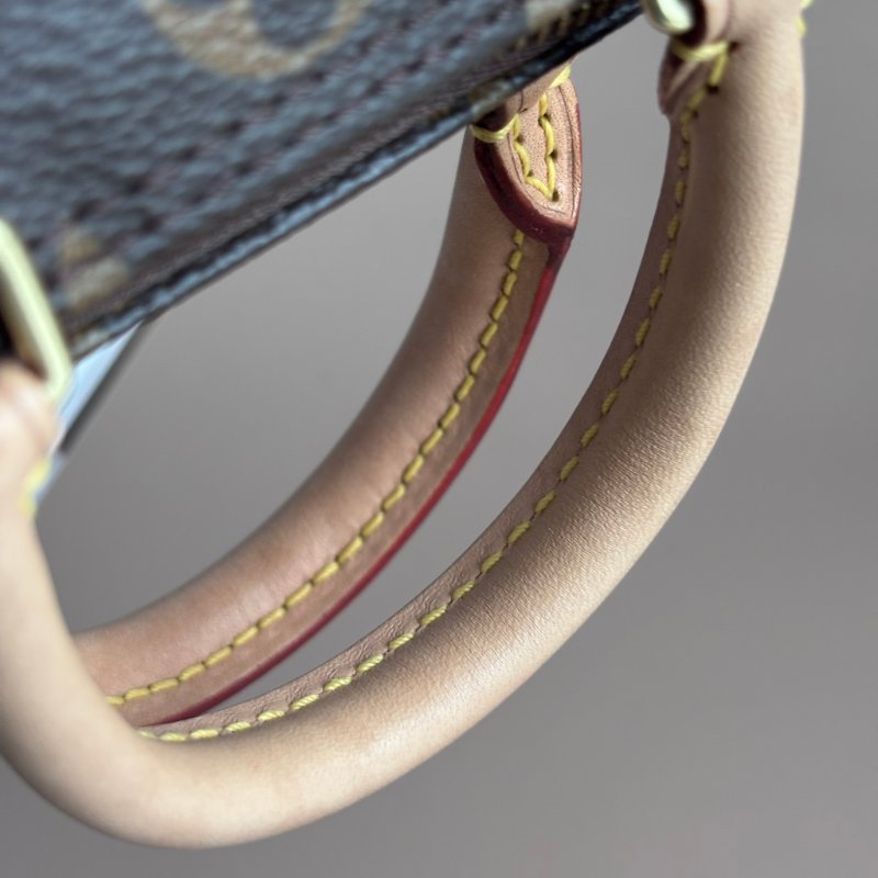 ::LOUIS VUITTON:: LV M81085 Nano Speedy 花紋手提斜背包-26