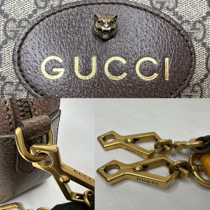 GUCCI GG Supreme虎頭相機包-9
