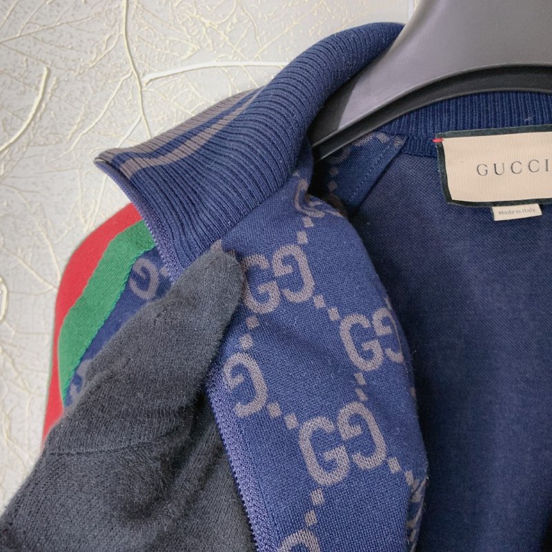 GUCCI GG 平紋針織棉外套-4