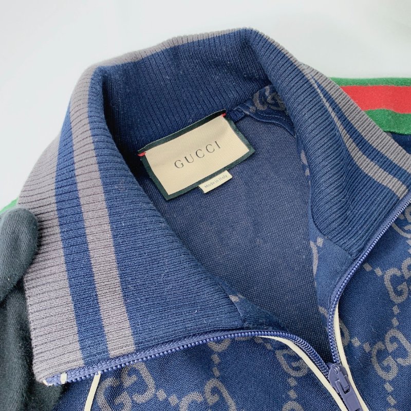 GUCCI GG 平紋針織棉外套-6